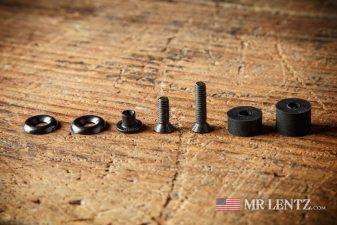 black tension screw holster hardware