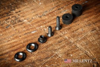 tension screw holster hardware in black