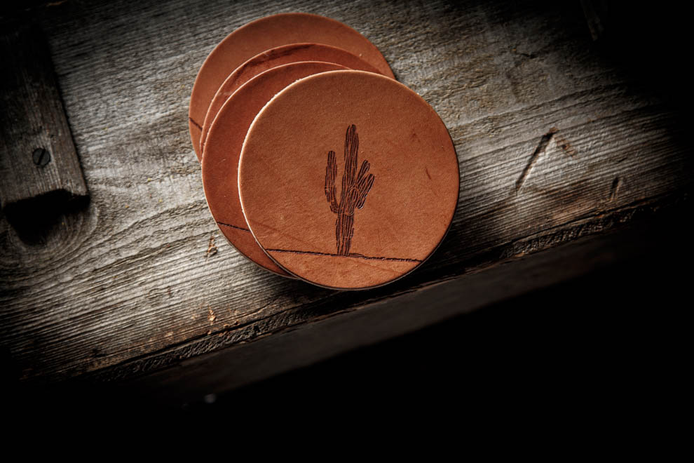 leather home accessories made by hand