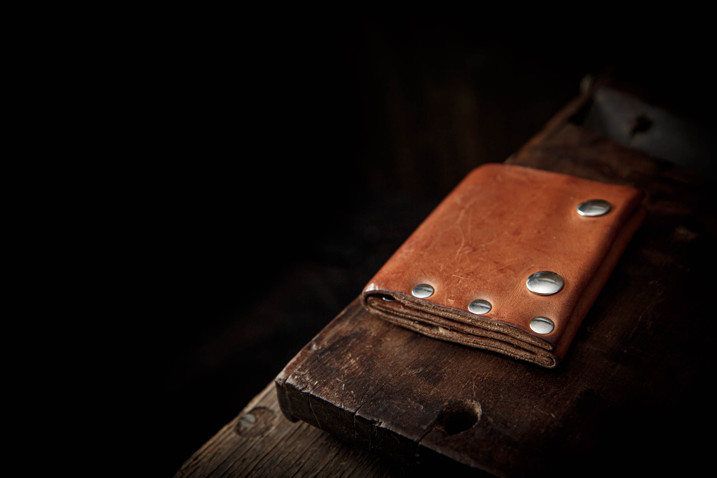 mens leather wallet made in the use handmade handcrafted