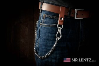 stainless steel chain and belt loop for chain wallets