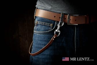 leather chain strap for wallets