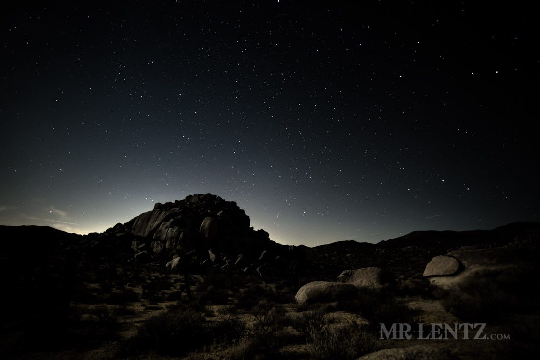 desert night sky with stars