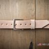 wide rough out leather belt