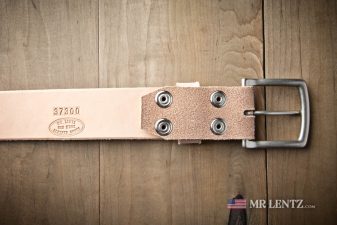 backside of wide rough out belt