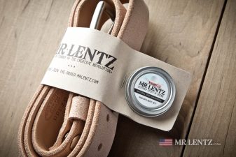 free conditioner with wide leather roughout belt