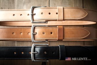 durable lined leather belts