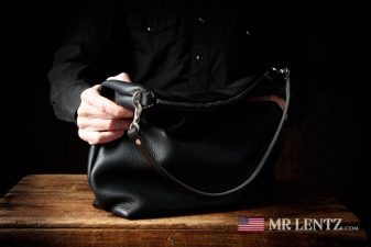 soft leather zip purse with leather lining