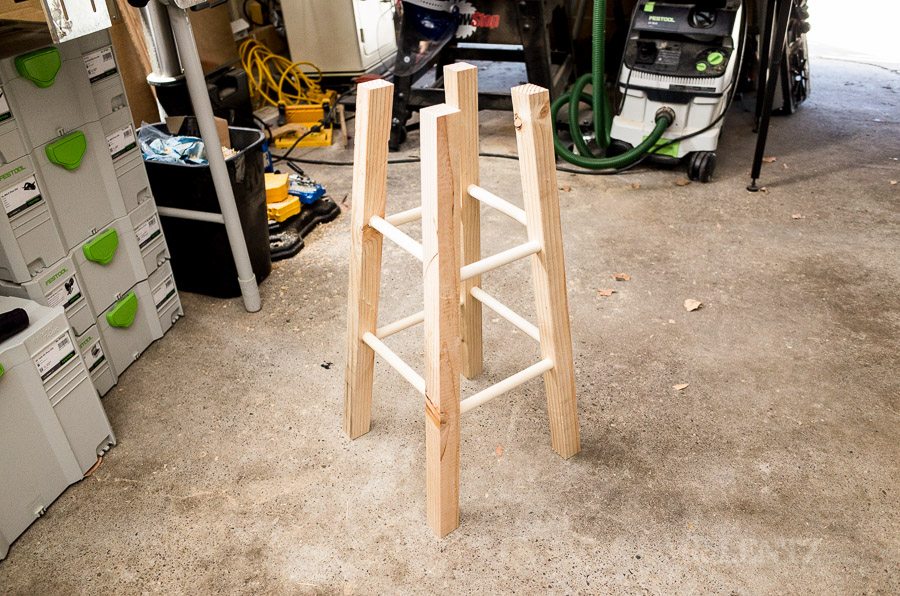 DIY wood stool